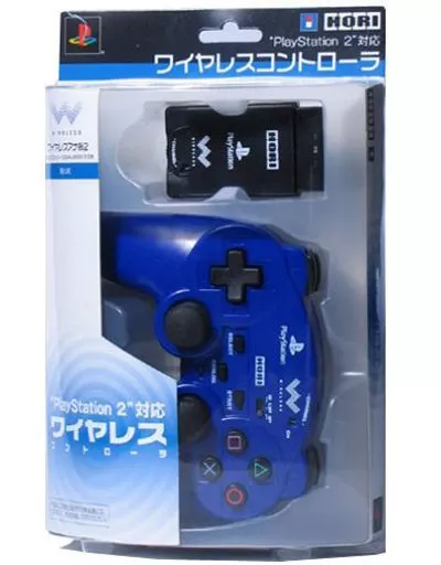 PlayStation 2 - Video Game Accessories - Game Controller (PlayStation2対応ワイヤレスコントローラ ブルー)