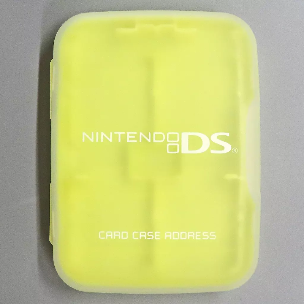 Nintendo DS - Video Game Accessories - Case (NintendoDS専用 カードケースアドレス イエロー)