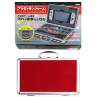 Nintendo Switch - Video Game Accessories - Case (NintendoSwitch アルミトランクケース(レッド)[L1E-0078])