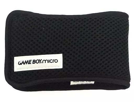 GAME BOY ADVANCE - Video Game Accessories - Pouch (ブラック)メッシュポーチミクロ(HORI製))