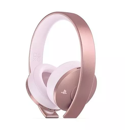 PlayStation 4 - Video Game Accessories - Headset (ワイヤレスサラウンドヘッドセット ローズ・ゴールド)
