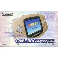 GAME BOY ADVANCE - Video Game Console (ゴールド)★ゲームボーイアドバンス本体)