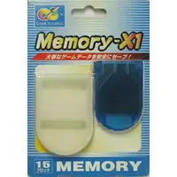PlayStation - Video Game Accessories (PS用メモリーX1(クリアブルー))