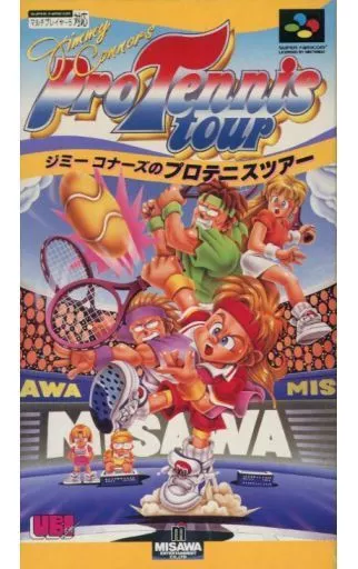 SUPER Famicom - Jimmy Connors Pro Tennis Tour