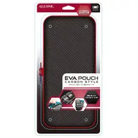 Nintendo Switch 2 - Video Game Accessories - Pouch (カーボンEVAポーチ BK×RD (Switch2用))