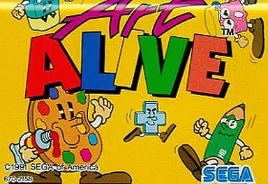 MEGA DRIVE - ART ALIVE - No Box No Manual