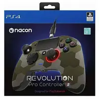 PlayStation 4 - Video Game Accessories - Game Controller (レボリューション プロ コントローラー2 カモグリーン)