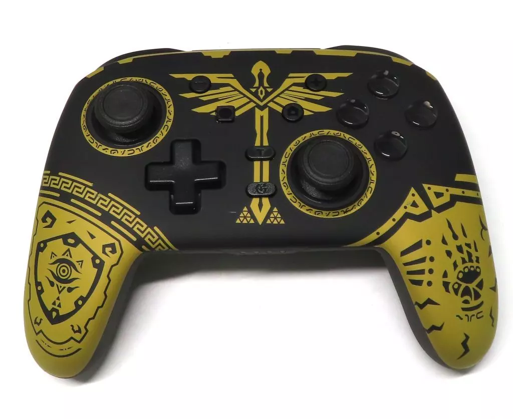 Nintendo Switch - Video Game Accessories - Game Controller (BSP ワイヤレスゲーミングコントローラ S08(ブラック/ゴールド))