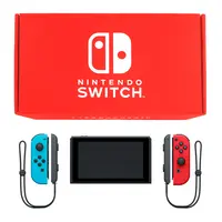 Nintendo Switch - Video Game Console (Nintendo Switch本体 カラーカスタマイズ [2019年8月モデル]/Joy-Con(L)ネオンブルー(R)レッド/Joy-Conストラップ：ブラック)