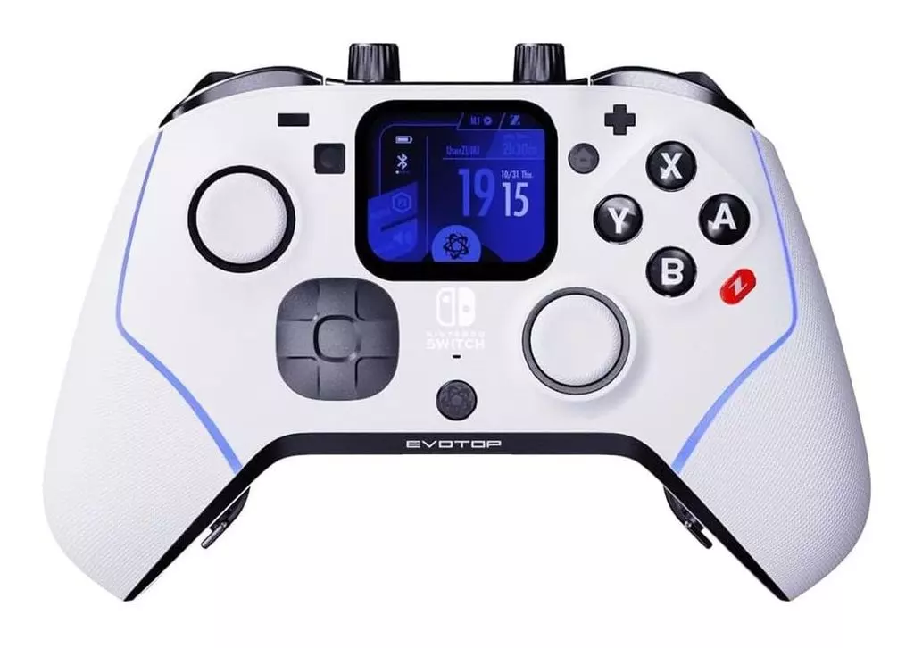 Nintendo Switch - Video Game Accessories - Game Controller (ワイヤレスコントローラー EVOTOP ホワイト)