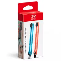 Nintendo Switch 2 - Video Game Accessories - Joy-Con (Joy-Con 2 ストラップ ライトブルー/ライトレッド)