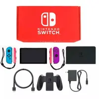 Nintendo Switch - Video Game Console (Nintendo Switch本体 カラーカスタマイズ [2019年8月モデル]/Joy-Con(L)ネオンブルー(R)ネオンパープル/Joy-Conストラップ：ネオンピンク)