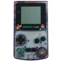 GAME BOY - GAME BOY COLOR (ゲームボーイカラー本体 ジャスコオリジナルマリオバージョン (クリアパープル))