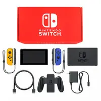 Nintendo Switch - Video Game Console (Nintendo Switch本体 カラーカスタマイズ [2019年8月モデル]/Joy-Con(L)ネオンオレンジ(R)ブルー/Joy-Conストラップ：ブラック)