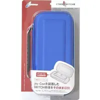 Nintendo Switch - Video Game Accessories - Case (セミハードケース ブルー(Nintendo Switch用))
