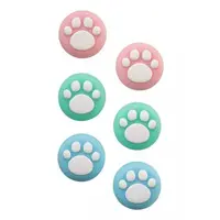 Nintendo Switch 2 - Video Game Accessories - Thumb Grips (アナログスティックカバー ねこにゃん プラス パステル (Switch2 Proコントローラー用))
