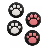 Nintendo Switch 2 - Video Game Accessories - Thumb Grips (アナログスティックカバー ねこにゃん 黒 (Switch2 Proコントローラー用))