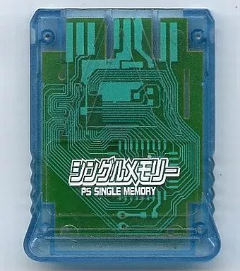 PlayStation - Video Game Accessories - Memory Card (シングルメモリー クリアブルー(PS))