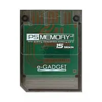 PlayStation - Video Game Accessories - Memory Card (PS MEMORY×1 15BLOCK (クリアグレー))