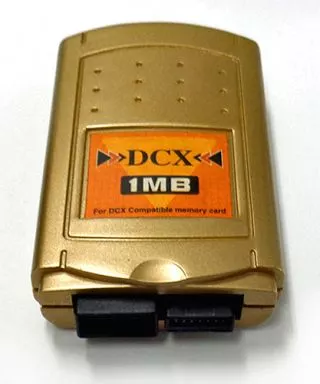 Dreamcast - Video Game Accessories - Memory Card (VM DCX1M・ゴールド(DC))