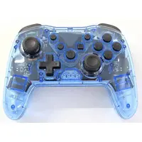Nintendo Switch - Video Game Accessories - Game Controller (3coins クリアゲームコントローラ(ブルー)[2421/EC/3C2M344])