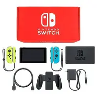 Nintendo Switch - Video Game Console (Nintendo Switch本体 カラーカスタマイズ /Joy-Con(L)ネオンイエロー(R)ネオンブルー/Joy-Conストラップ：ネオンイエロー/ネオンブルー)