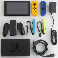 Nintendo Switch - Video Game Console (Nintendo Switch本体 カラーカスタマイズ [2019年8月モデル]/Joy-Con(L)ネオンオレンジ(R)ブルー/Joy-Conストラップ：ネオンイエロー/ネオンブルー)