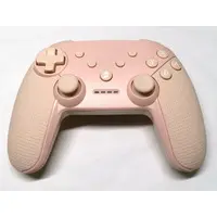 Nintendo Switch - Video Game Accessories - Game Controller (3coins ワイヤレスゲームコントローラ(ピンク)[2322/3C2M638])
