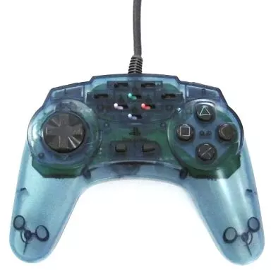 PlayStation - Video Game Accessories - Game Controller (アスキーパッドV2 シロブルー)