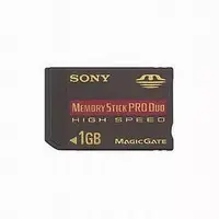PlayStation Portable - Video Game Accessories - Memory Stick (ソニー メモリースティック PRO DUO 1GB HIGHSPEED (MSX-M1GNU))