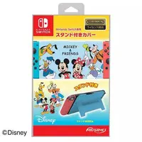 Nintendo Switch - Video Game Accessories - Cover (スタンド付きカバー ミッキー＆フレンズ)