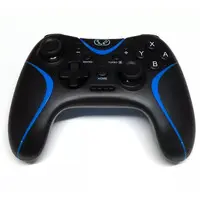 Nintendo Switch - Video Game Accessories - Game Controller (Sungale ワイヤレスゲームパッド(ブラック+ブルー)(STK-7038))