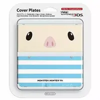 Nintendo 3DS - Video Game Accessories - Kisekae Plate (きせかえプレート NO.038 モンハン・プーギー(New3DS用))