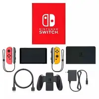 Nintendo Switch - Video Game Console (Nintendo Switch本体(有機ELモデル)カラーカスタマイズ/Joy-Con(L))ネオンレッド(R)ネオンオレンジ/Joy-Conストラップ：ブラック)