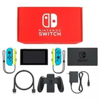 Nintendo Switch - Video Game Console (Nintendo Switch本体 カラーカスタマイズ [2019年8月モデル]/Joy-Con(L/R)ネオンブルー/Joy-Conストラップ：ネオンイエロー)