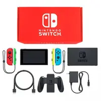 Nintendo Switch - Video Game Console (Nintendo Switch本体 カラーカスタマイズ [2019年8月モデル]/Joy-Con(L)レッド(R)ネオンブルー/Joy-Conストラップ：ネオングリーン/ネオンイエロー)