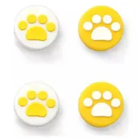 Nintendo Switch - Video Game Accessories - Thumb Grips (ジョイコン用ぷにぷにアナログスティックカバーにくきゅうVer イエロー)