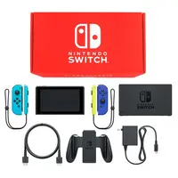 Nintendo Switch - Video Game Console (Nintendo Switch本体 カラーカスタマイズ [2019年8月モデル]/Joy-Con(L)ネオンブルー(R)ブルー/Joy-Conストラップ：ネオンブルー/ネオンイエロー)