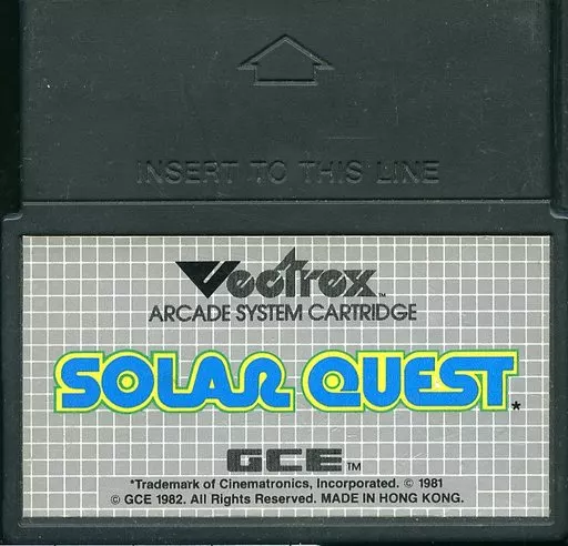 Vectrex - SOLAR QUEST - No Box No Manual