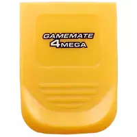 NINTENDO GAMECUBE - Video Game Accessories - Memory Card (GC用メモリーカード(オレンジ)ゲームメイト製)