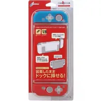 Nintendo Switch - Video Game Accessories - Cover (プレミアムプロテクトカバー セパレート クリアブルー×クリアレッド)