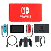Nintendo Switch - Video Game Console (Nintendo Switch本体 カラーカスタマイズ /Joy-Con(L)ネオンブルー(R)レッド/Joy-Conストラップ(L/R)ブラック)