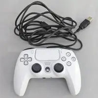 PlayStation 5 - Video Game Accessories - Game Controller (NBCP 有線コントローラ WOLF W-6(ホワイト))