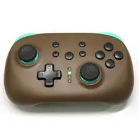 Nintendo Switch - Video Game Accessories - Game Controller (ワイヤレスポケコンPro SW(ブラウン×エメラルド)[SWF2507])