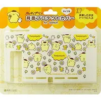 Nintendo Switch - Video Game Accessories - Cover (背面プロテクトカバー ポムポムプリン TYPE-B)