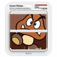 Nintendo 3DS - Video Game Accessories - Kisekae Plate (きせかえプレート NO.051 マリオ・クリボー(New3DS用))