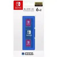 Nintendo Switch - Video Game Accessories - Case (カードケース6+2 for Nintendo Switch ブルー)
