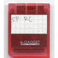 PlayStation - Video Game Accessories (メモリカード クリアレッド(イーガジェット製))