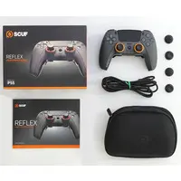 PlayStation 5 - Video Game Accessories - Game Controller - Case (SCUF Reflex Wireless Performance Controller(ブラック)[キャリングケース付])