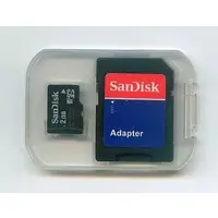 Video Game Accessories - Memory Card (microSDカード 2GB SD変換アダプタ付(箱説無し/型番不明品)) - No Box No Manual